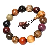 VALICLUD Armband Aus Sandelholzperlen Rudraksha Armreif Perlenarmbänder Für Männer Herrenarmband Buddha Perlenarmband Passende Armbänder Für Paare Bond Armbänder Für Paare