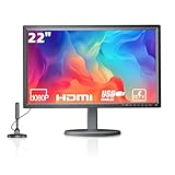 DESOBRY 1080P 22 Zoll Mini Fernseher, HDMI USB AV-Eingang, Kleiner Fernseher mit Antenne und DVB-T2-Tuner, Kompakter 12V Fernseher für Küche und Wohnmobil, oder Oder Computer-/Überwachungsbildschirm
