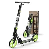 Apollo Phantom Pro City Scooter - XXL-Räder, faltbar, höhenverstellbar, Tretroller für Erwachsene, Kinder und Jugendliche, kompakter City-Roller