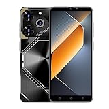 CatCalls 4G Mobiltelefone, 5.0 Zoll Dual SIM Dual Kamera, Android OS, 16GB ROM【Expandable up to 128GB】, Support WiFi/Bluetooth/GPS/FM, Face Unlocked Günstiges Smartphone (Black)