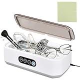 Mapille Ultraschallreinigungsgerät, 49kHz Ultraschallreiniger, 650ML Brillenreinigungsgerät, Ultraschall Brillenreiniger Schmuckreiniger, Ultrasonic Cleaner für Brillen Schmuck Münzen Zahnersatz
