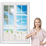 Pollenschutzgitter Fenster Wohnzimmer 130x190cm Weiß Fliegengitter BalkonFenster window Net Insect