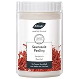 Saunabedarf Schneider - Saunasalz watteweich, Salinensalz Sandelholz, für Sauna, Dampfbad, Infrarotkabine, Dusche 1000g