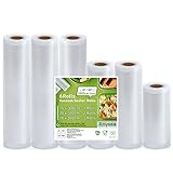 Vakuumierbeutel Vakuumierfolie Vakuumbeutel Lebensmittel Vakumierfolienrollen: Anysea Sous Vide Beutel Folienrollen für Folienschweißgerät Vakuumierer, BPA frei 15x1/20x2/28x3/300cm 6 Rollen Folien