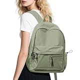 hapfoxx Schultasche Mädchen Teenager Schulrucksack Schultaschen Mädchen Rucksäcke Schule Freizeitrucksack Leichter College Bookbag Casual Daypacks Wasserdicht Rucksack Damen Laptop Backpack,Grün