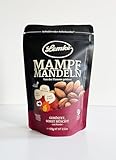 Lemke Mampfmandeln – Ganze Mandeln geröstet, ohne Salz, ohne Öl – Knackiger Snack - volles Aroma durch Feuerröstung (10 X 175 g, Almond)