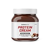 BioTechUSA Protein Cream | Protein-verpackter Kakao-Haselnuss-Aufstrich | glutenfrei | palmölfrei, 400 g, Kakao-Haselnüsse