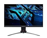 Acer Predator XB253QGP Gaming Monitor 24,5 Zoll (62 cm Bildschirm) Full HD, 165Hz, Fast LC 2ms (G2G), 2xHDMI 2.0, DP 1.2a, höhenverstellbar, drehbar, GSync Compatible, HDMI VRR, Schwarz