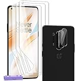 Zerrshoo Schutzfolie für OnePlus 8 Pro, mit Flexibilität TPU Folie 3 Stück und Kamera Panzer Schutz Glas 2 Stück, Weiche Displayschutzfolie für OnePlus 8 Pro, Anti-Kratzer HD Klar Displayfolie