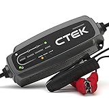 CTEK CT5 Powersport, Batterieladegerät 12V, Ladegerät LiFePO4, AGM Ladegerät, Lithium Ionen Ladegerät Motorrad, Quad-Bike, Schneemobil, Wasserfahrzeug, Batteriepfleger Mit Rekonditionierungsmodus