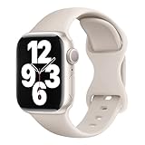 ZWWOGE Kompatibel mit Apple Watch Strap 38mm 40mm 41mm 42mm, Weich Silikon Sport Armband Ersatz Band für iWatch SE Armband Series 10 9 8 7 6 5 4 3 2 1 Apfelband, Ersatzarmbänder für Damen und Herren