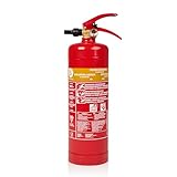 Smartwares Schaum-Feuerlöscher - 2 L - für AB-Brände - geeignet für Büros und Privathaushalte - inkl. Halterung - 10.014.97