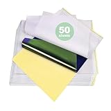 Jconly Tattoo-Transferpapier, 50 Blatt Schablonen-Transferpapier für Tätowierung, A4-Größe, Thermo-Schablonenpapier für Tattoo-Zubehör