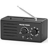 Transistorradio AM FM – Tragbares Radio mit bestem Empfang, eingebautem Lautsprecher, Kopfhöreranschluss, unterstützt USB-Stromversorgung/batteriebetriebenes Radio für Zuhause/Outdoor/Camping/Notfall