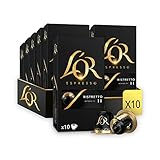 L'OR Espresso Ristretto Kaffeepads, 10 Stück, Intensität 11 (10 Stück, insgesamt 100 Kapseln)