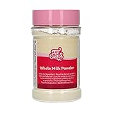 FunCakes Vollmilchpulver: Verleiht Backwaren Textur und Geschmack, verbessert den Geschmack, cremigere Textur, 150 g.