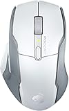 Roccat Kone Air – Kabellose Gaming-Maus mit 800 Stunden Akkulaufzeit, 19.000 DPI Optical-Sensor, doppelschichtigen Kautschuk-Seitengriffen, programmierbarem Tasten und Titan Switches, weiß