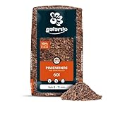GALAMIO Pinienrinde Fein 8-15mm 60l Sack 1 Paket Pinienmulch Pinienerde Rindenmulch Pinienborke Pinie Mulch Bark Rinde Für Pflanzen Garten Terrarium Dekorativer Bodenbelag Paligo