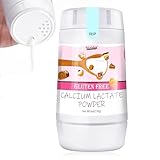 Calciumlactat Pulver 170g, Lebensmittelqualität Calcium Lactate, Nicht-GMO, Neutralisiert die Säure der Nahrung, Unterstützt Knochengesundheit, Ideal für Milchprodukte, Brot, Eis und Kaviar-Kugeln