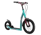 STAR SCOOTER Kinder Tret Roller ab 8 Jahre | City Kick Scooter Luftreifen Höhenverstellbar 16 Zoll New Gen | Mint