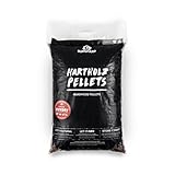 BURNHARD Holzpellets 10 kg, Grillpellets für Pelletsmoker, Ofen & Gasgrill - Hickory