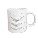 Kaffeetassen Fun Tassendruck 330Ml, Gebet Des Heiligen Franz Von Assisi – Spiritualität – Religion Becher Keramik Für Muttertag Arbeit Büro