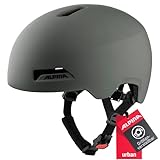 Alpina HAARLEM - Robuster, Individuell Anpassbarer & Leichter Urban Fahrradhelm Für Erwachsene, Coffee-Grey matt, 57-62 cm