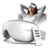 RENPHO Eyeris 1-Augenmassagegerät mit Fernbedienung, Wärme, Vibration und Bluetooth Musik, Wiederaufladbar Eye Massager zur Linderung von Augenschmerzen, Trockene Augen, Geschenke für Frau & Man