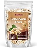Feinwälder® Cashewkerne Bruch 1kg – Premium Qualität, naturbelassen und ungesalzen, ideal zum Backen, Kochen, für Salate und als gesunder Snack - Cashewbruch, Cashews unbehandelt, Cashewnüsse
