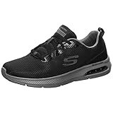 Skechers Men's DYNA-AIR Trainers, Black (Black Mesh/Charcoal Trim Bkcc), 6.5 (40 EU)