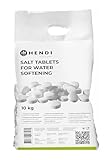 HENDI Regeneriersalz, 10kg, geeignet für Wasserenthärtern, Schwimmbäder, Wasserenthärtung, Wasserdesinfektion, verhindert Kalkablagerungen, Salztabletten, Enthärtersalz, Salz, NaCl
