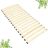 Rollrost 80x200cm - 18 Flexible Latten, Geräuscharme Konstruktion mit Dämpfungspads - Solider und Stabiler Lattenrost für Matratzen - Einfache Montage - Belastbarkeit bis 145kg