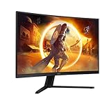 AOC Gaming CQ32G4VE - 32 Zoll QHD Curved Monitor, 180 Hertz, 0.5 ms, HDR10, FreeSync Premium (2560x1440, HDMI, DisplayPort) schwarz/grau