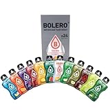 Bolero BEST OF MIX 24x3g | Saftpulver ohne Zucker, gesüßt mit Stevia + Vitamin C | geeignet für Kinder, Sportler und Diabetiker | glutenfrei und veganfreundlich