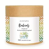 puremetics Badesalz 'Verschiede Aromen' | Totes Meer Salz | Aromatisiert | 400 g | Entspannungsbad | Aromatherapie (Tropical)