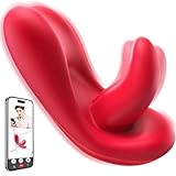 Tagnaff Vibration für Frauen Flirtende Sex Spielzeug für die Frau Paare Extrem, Unsichtbar Tragbare Lecken Vibratorensets für Frauen Klitoris 10 Modi, APP Vibrator Sexspielzeug Stimulator für Sie