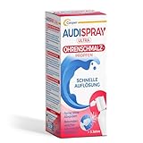 AUDISPRAY Ultra - Behandlung von Ohrenschmalzpfropfen - Schnelle Auflösung von Ohrenschmalzpfropfen - Ohr - Spray 20 ml