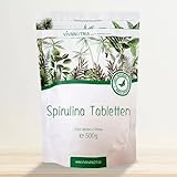 VivaNutria Spirulina Presslinge 1000g | aus kontrolliertem Anbau I 4000 Spirulina Tabletten ohne Zusätze - rein & natürlich I schonend verarbeitet | Rohkostqualität I vegan