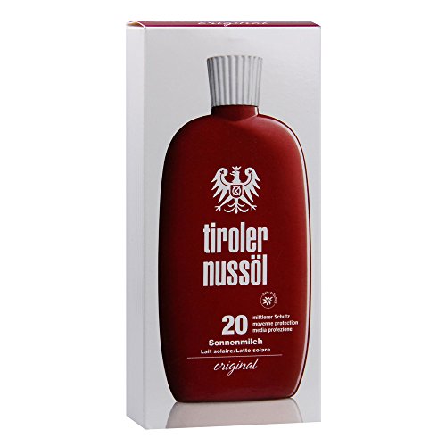 Tiroler Nussöl Sonnenmilch original wasserfest LSF 20, 1er Pack (1 x 150 ml)