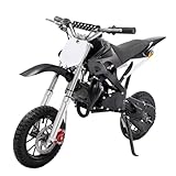 MEELRYD 49cc 2Takt Kinder Dirt Bike Kinderbike, Elektro Kindermotorrad Minibike Motocrossbike Motocross Dirtbike Enduro für Kinder von 6 bis 16 Jahre (Schwarz)