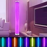 LUXJET Farbwechselnde LED Stehlampe Dimmbar mit Fernbedienung für Wohnzimmer, RGB-Stehlampen Star Sky Effektiv für Schlafzimmer (1 Stück-104CM-1, Multi-colored)