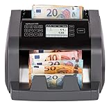 ratiotec rapidcount S 575 Banknotenzählmaschine für gemischte Banknoten mit Wertermittlung in schwarz