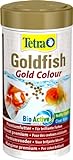Tetra Goldfish Gold Colour - Premium Granulat-Fischfutter für alle Goldfische und andere Kaltwasserfische, 250 ml Dose