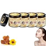 4Pc Bienengift All in O-ne Creme | 60g Bienengift Creme | Bienengiftsalbe Gegen Falten mit Hautstraffung | Neurodermitis Botoxs Bienengifts Hautregenerationscreme für alle Hauttypen