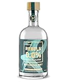 REBELS 0.0% alkoholfreie Gin Alternative | Doppelt destilliert für intensives Aroma | Preisgekrönter Geschmack | Vegan, zuckerfrei & alkoholfrei | Zum Mixen für alkoholfreie Cocktails | 500 ml