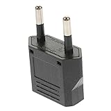 HOMOCONO Reise-Adapter Italien Adapter Italienischer Adapter Europäischer Konvertierungsstecker weltweite Steckdose Europäischer Reisesteckeradapter Reisezubehör Ladegerät Kupfer Black