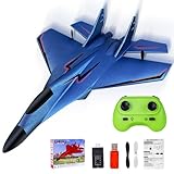 TGKYK RC Flugzeug 2CH Ferngesteuert Mit 2.4Ghz, LED-Licht, Fernsteuerung, Styroporflieger Spielzeug Und USB Aufladung