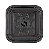 KICKER L7T104 | 25 cm (10') Square-Subwoofer - 1000/500 Watt MAX/RMS | 2X 4 Ohm Doppelschwingspule