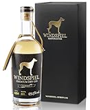 Windspiel Premium Dry Gin Reserve 49,3 % vol. Fassgelagerter Manufaktur Gin in edler Holzbox zum Verschenken aus der deutschen Vulkaneifel 3936-NV klar 1,4kg