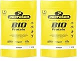 Peeroton BIO Protein Natur - Veganes Proteinpulver aus gerösteten Kürbiskernen, rohen Sonnenblumenkern-, Kürbiskern- Lein Protein und Aroniabeeren Pulver - Fördert den Muskelaufbau - 500 g